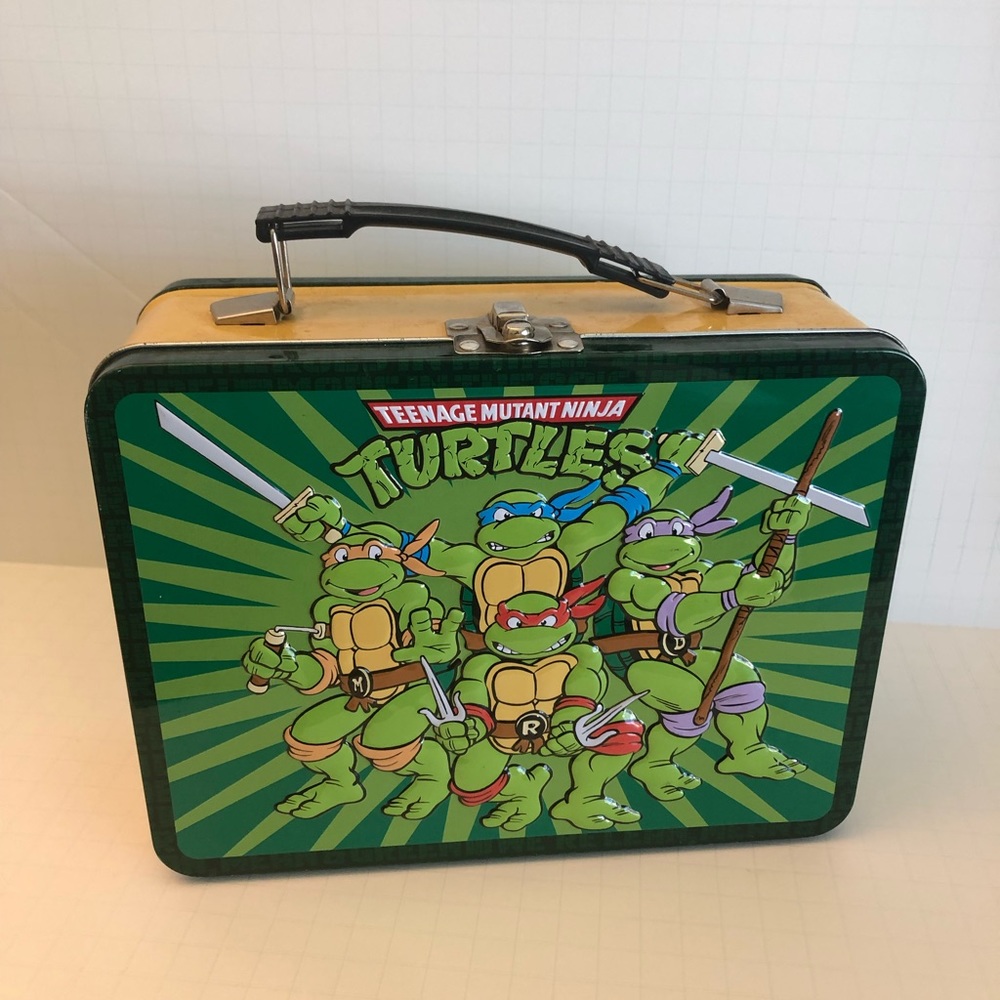 Teenage Mutant Ninja Turtles Large Tin Tote Lunch box 2014